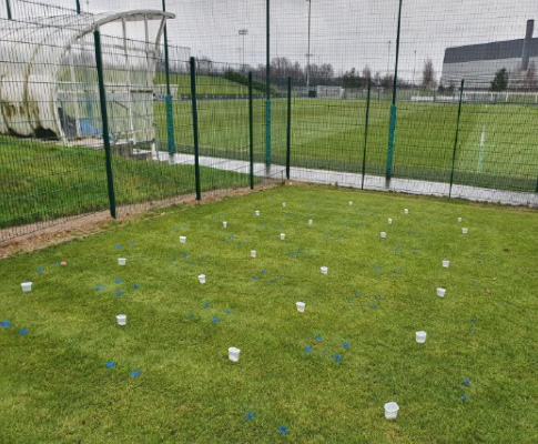 Trial plot at setup