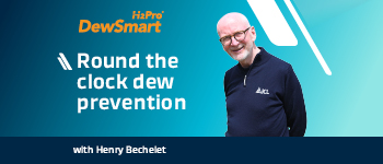 H2Pro DewSmart gives round the clock protection against the formation of dew on sports turf.