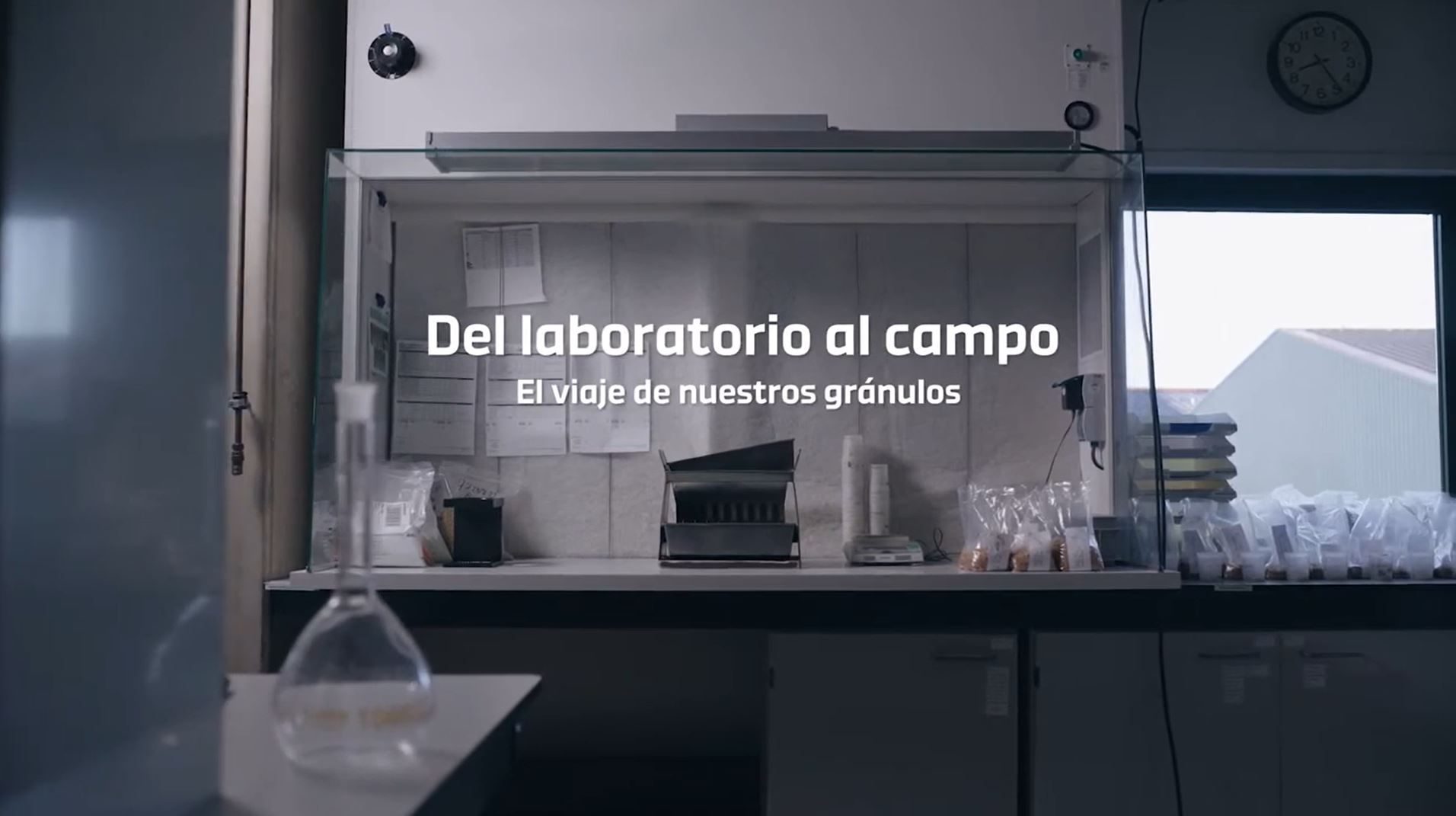Del laboratorio al campo, el viaje de nuestros gránulos