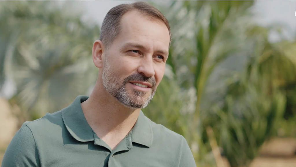 Descrição da foto: Produtor Luís Carlos Granemann