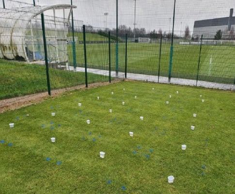 Trial plot at setup