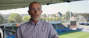 Faces of ICL: Simon Taylor at King Power Stadion in Belgium